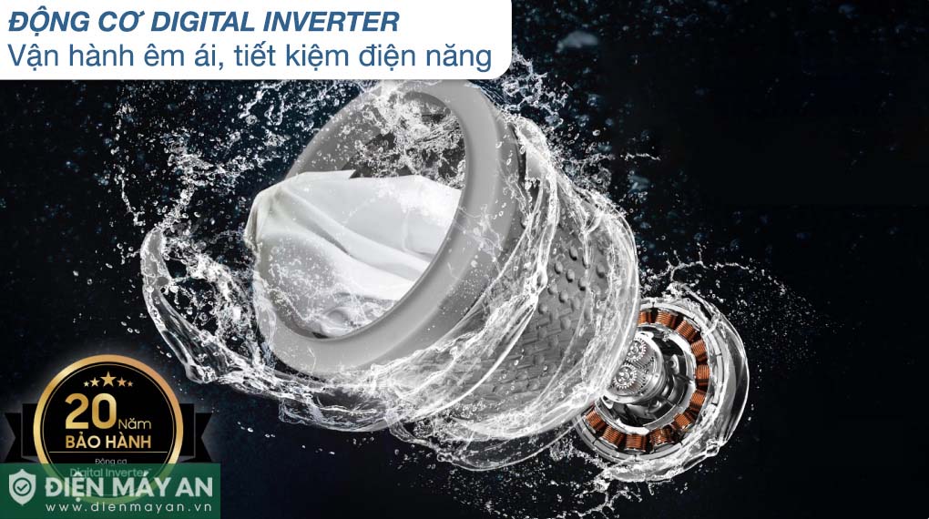 Máy Giặt Samsung Inverter 14 Kg WA14CG5745BVSV